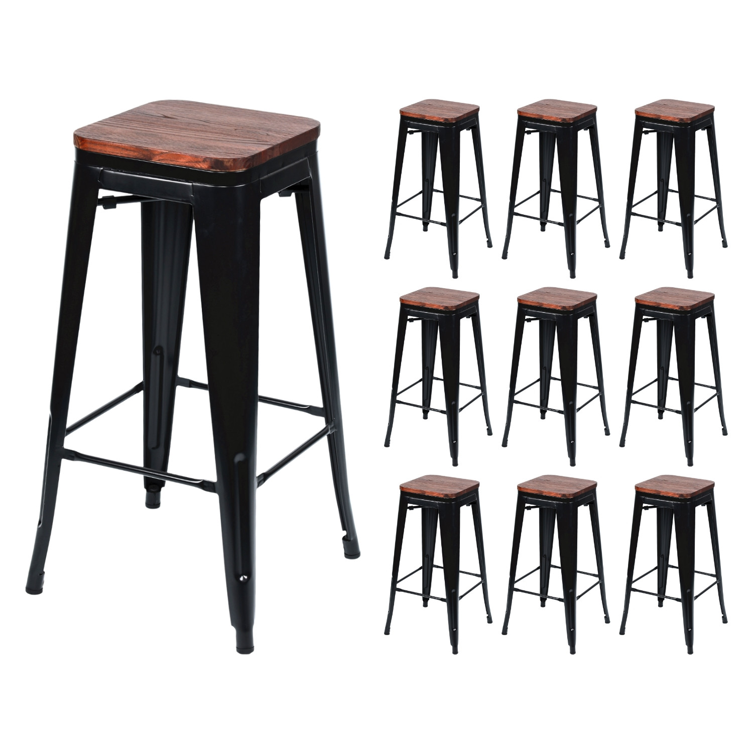 Pack 10 Taburetes Medios...